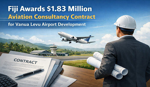 Fiji Awards $1.83 Million Aviation Consultancy Contract for Vanua Levu Airport...